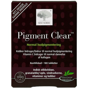 New Nordic Skin Care Pigment Clear, 180tab.