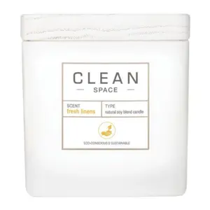CLEAN SPACE Fresh Linens Candle, 227 g.
