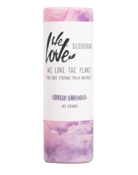 We Love the Planet Økologisk Deodorant Stick "Lovely Lavender", 65g.