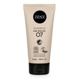 Zenz Organic Shampoo Deep Wood No. 7 - Version 2.0, 50ml.