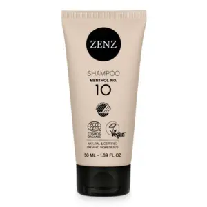Zenz Organic Shampoo Menthol No. 10 - Version 2.0, 50ml.