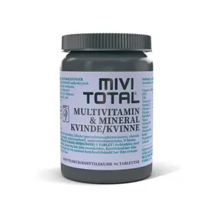 Mivi Total Kvinde Multivitamin & Mineraler, 90tab.