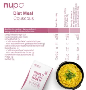 Nupo Diet Meal Couscous, 10port.
