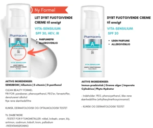 Pharmaceris A Vita-Sensilium – let, beroligende og fugtgivende dagcreme med SPF 30, 50ml.