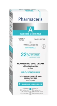 Pharmaceris A Lipo-Sensilium – nærende lipidcreme til sensitiv og allergisk hud, 50ml.