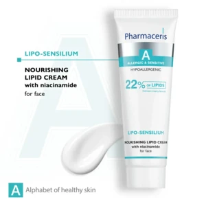 Pharmaceris A – Lipo-Sensilium- Nærende lipidcreme med niacinamid [22% lipider], 50ml.