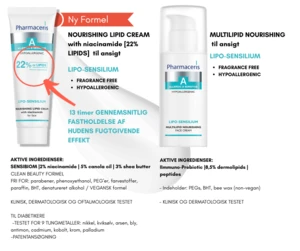 Pharmaceris A Lipo-Sensilium – nærende lipidcreme til sensitiv og allergisk hud, 50ml.