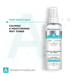 Pharmaceris PURI-SENSILIQUE Beroligende og fugtgivende ansigtstonic, 200ml.