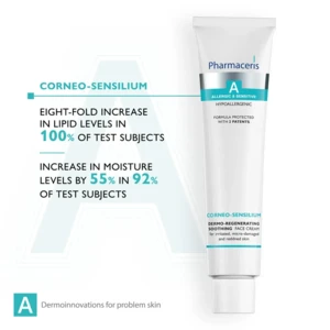 Pharmaceris A-Corneo-Sensilium – Beroligende og Genopbyggende Creme til Ansigt og Krop, 75ml.