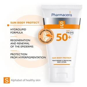 Pharmaceris S Solbeskyttende creme til Sart og Sensitiv Hud, SPF 50+, 150ml
