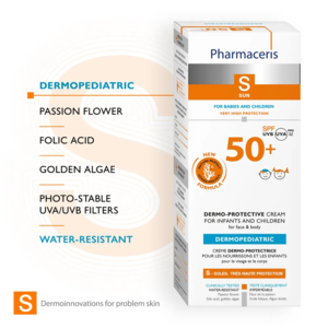 Pharmaceris S Solbeskyttende Ansigtscreme til børn og nyfødte, SPF 50+, 125ml