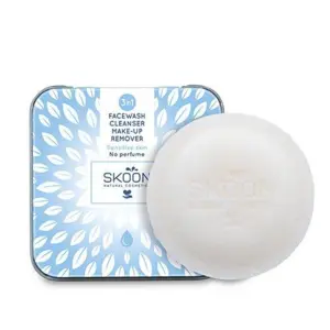 Skoon Facewash, Cleanser & Makeup remover. Sensitiv hud, 50g