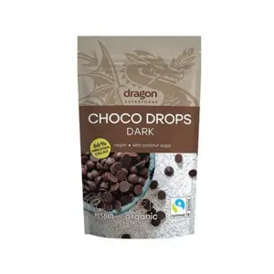 Dragon Superfoods Chokoladeknapper Mørk 66% peruviansk kakao Ø vegan, 200g