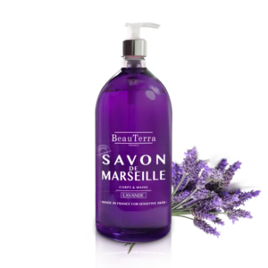 Beau Terra Marseille Liquid Soap - Lavender, 300ml
