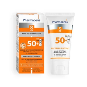 Pharmaceris S Spectrum protect – Creme med bredbåndsbeskyttelse SPF 50+ Til voksne og børn, 50ml
