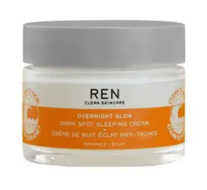 Ren Clean Skincare Radiance Overnight Dark Spot Sleeping Cream, 50ml.
