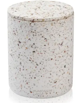 Humdakin BOLOGNA Terrazzo Vase med låg, rød/beige