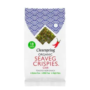 Clearspring Tang chips Chili Ø (Seaveg Crispies), 4g