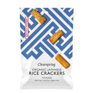 Clearspring Rice Cracker Tamari Ø, 50g