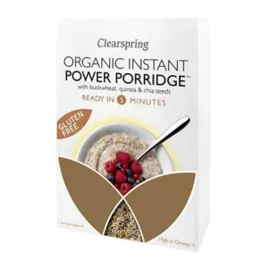 Clearspring Instant power porridge Ø m. quinoa, boghvede & chia, 160g