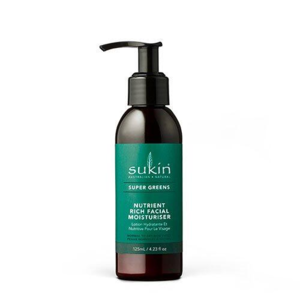 Sukin Facial Moisturiser Nutrient Rich Super Greens, 125ml.