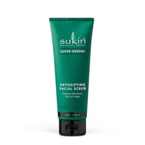 Sukin Facial Scrub Detoxifying Super Greens, 125ml.
