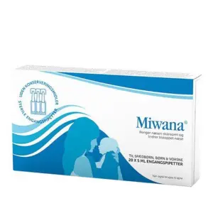 Miwana Næsedråber 20 x 5 ml, 1pk.