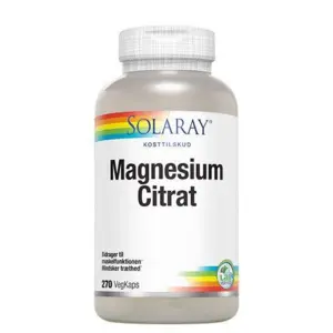 Solaray Magnesium Citrat, 270kap