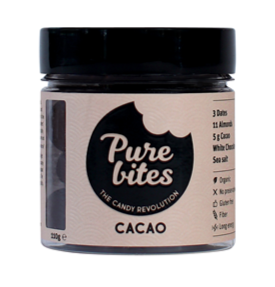 Pure Bites, Cacao, Small, 110g.
