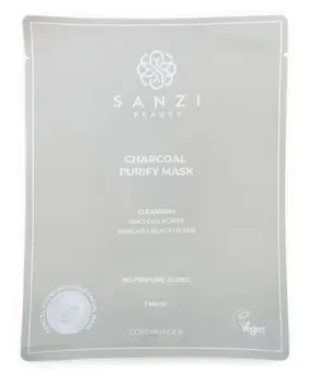 Sanzi Beauty Charcoal Purify Mask, 1stk, 25ml.