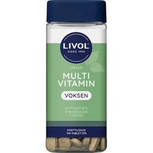 Livol Multivitamin m.urter, 150tab