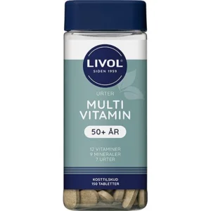 Livol Multivitamin m. urter 50+, 150tab