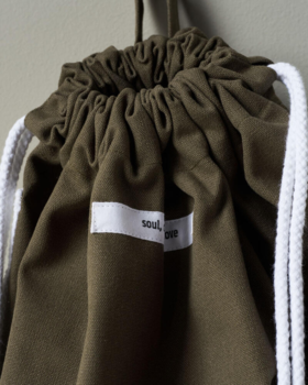 Meraki Bomuldspose, Cataria, Armygrøn