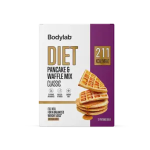 Bodylab Diet Pancake & Waffle mix - classic, 12x60 g