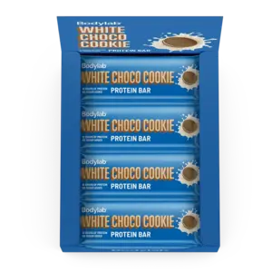 Bodylab Protein Bar - white choco cookie, 12x55 g