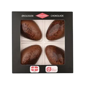 Økoladen Fyldte Påskeæg m. Salt Karamel 4 stk Ø, 80g