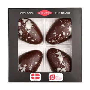 Økoladen Fyldte Påskeæg m. Pebermynte 4 stk Ø, 80g