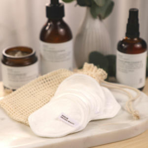 Evolve Bamboo Reusable Makeup Remover Pads, 7 stk.