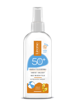 Lirene solbeskyttende kropslotion for børn – SPF50 Spray, 150ml.