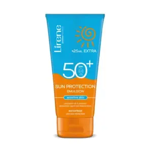 Solbeskyttende emulsion til sensitive hud SPF50+, 150ml + ekstra 25ml