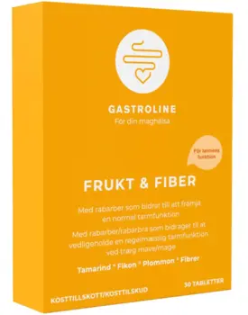 Gastroline Frugt & Fiber, 30tabl.