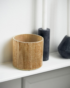 House Doctor Fyrfadsstage, "Mirr" gylden, lille