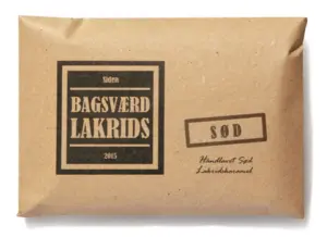 Bagsværd Lakrids Hel Plade Lakrids "Sød", 160g.