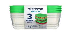 Sistema Nest It 3-pack, grøn låg