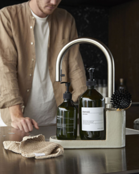 Meraki Børste- og sæbeholder, MKDatura, Shellish grey