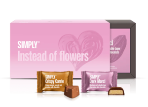 Simply Chocolate "instead of flowers", 180g.