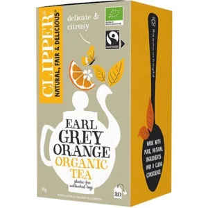 Clipper Earl Grey Te m. Appelsin Ø, 20br