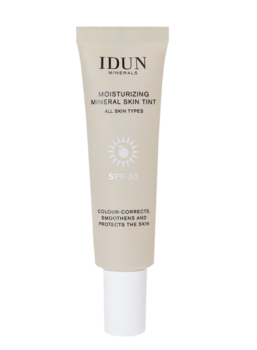Idun Minerals Moisturizing Mineral Skin Tint SPF30, "Långholmen", Light/medium Neutral, 27ml.