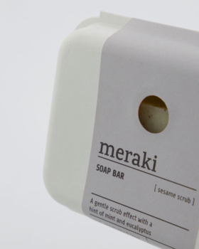 Meraki Sæbebar, Sesame Scrub, 100g.
