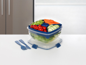 Sistema Salad Max To Go, Ocean Blue, 1,63L